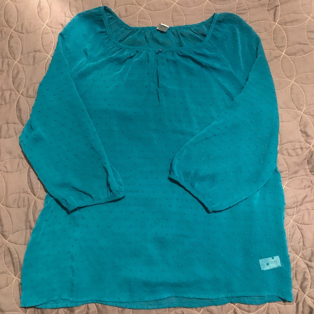Teal Blouse